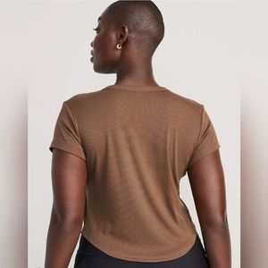 Old Navy Tops Plus Size Shortsleeve Ultralite Cropped Ribknit